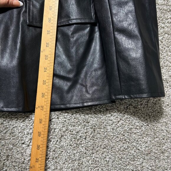 Oyrosy Womens Large Genuine black fringed Jacket Blazer Casual - Picture 9 of 11